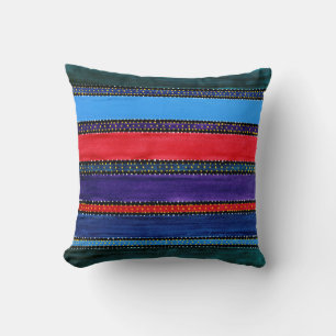 Guatemala Rainbow 1 Throw Pillow