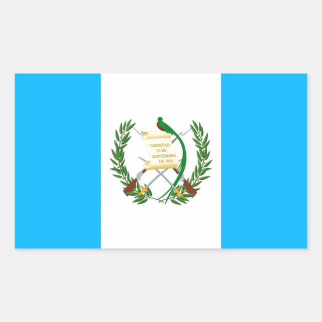 Guatemala Rectangular Sticker (Front)