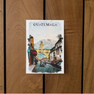 Guatemala Retro Vintage Travel Postcard