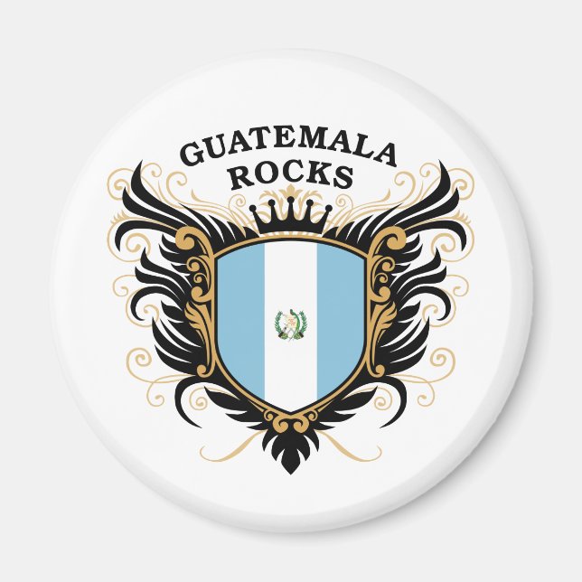 Guatemala Rocks Magnet (Front)
