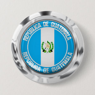Guatemala Round Emblem 7.5 Cm Round Badge