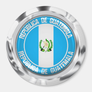 Guatemala Round Emblem Magnet
