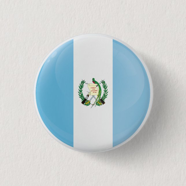 Guatemala  Round Icon Flag 3 Cm Round Badge (Front)