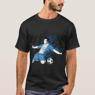 Guatemala Soccer Guatemalan National Flag Football T-Shirt