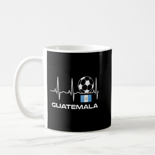 Guatemala Soccer Jersey Shirt - Guatemalan Soccer  Coffee Mug (Left)