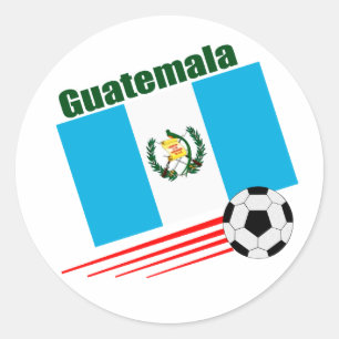 Guatemala Soccer Team Classic Round Sticker