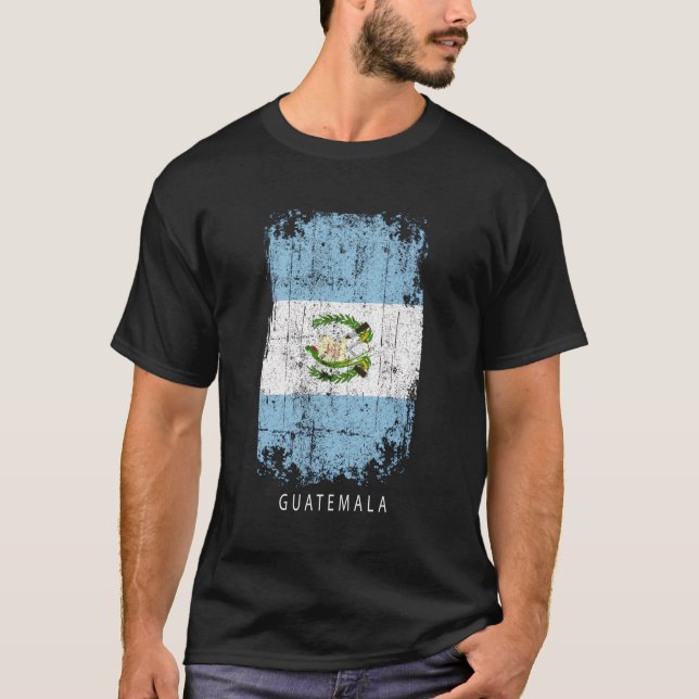 Guatemala Souvenir Design - Country Flag Guatemala T-Shirt (Front)