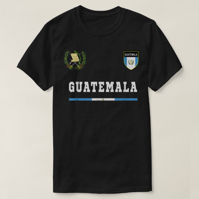 Guatemala SportSoccer Jersey Tee Flag Football (Design Front)