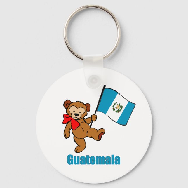 Guatemala Teddy Bear Keychain (Front)