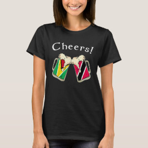 Guatemala Trinidad & Tobago Flag Cheers Beer Patri T-Shirt