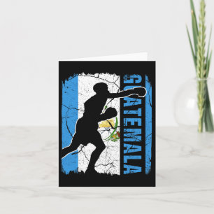 Guatemalan Boxing Team Guatemala Flag Boxing Glove Card