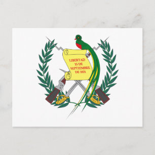 Guatemalan Coat of Arms Postcard