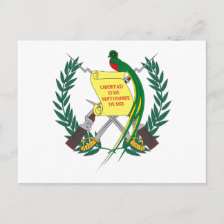 Guatemalan Coat of Arms Postcard