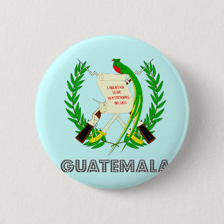 Guatemalan Emblem 6 Cm Round Badge
