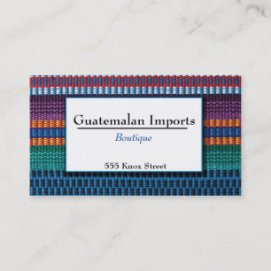 Guatemalan Imports Boutique Business Card