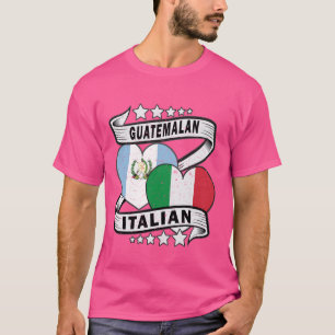 Guatemalan Italian Shirt Guatemala And Italy Flag 