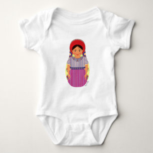 Guatemalan Matryoshka Baby Bodysuit