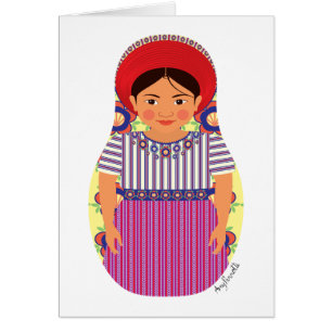 Guatemalan Matryoshka Card