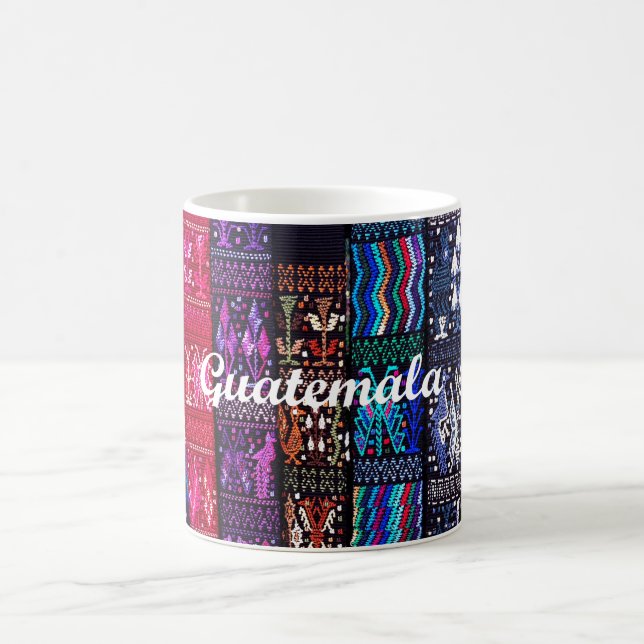 Guatemalan textile designs. coffee mug (Center)