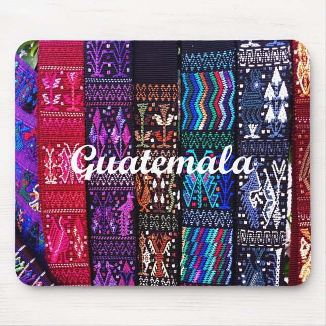 Guatemalan textile designs. mouse mat (Front)