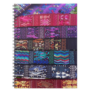 Guatemalan textile designs notebook