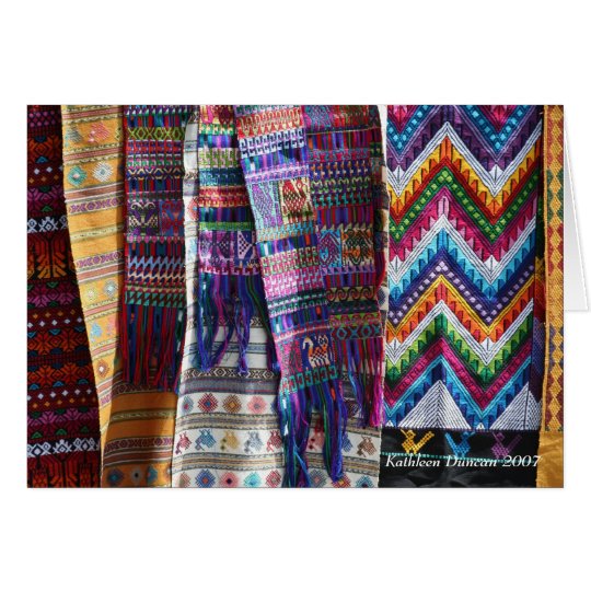 Guatemalan Weaving Card