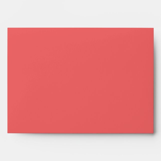 Guava Coloured 5x7 Envelope (Front)