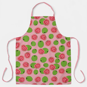Guava Fruit Pattern Apron