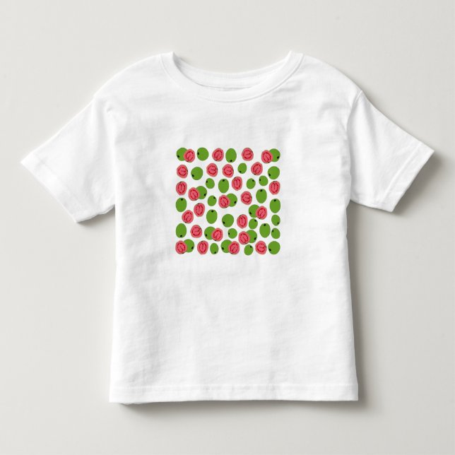 Guava Fruit Pattern  Toddler T-Shirt (Front)