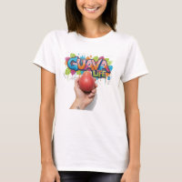Guava Life Hand Holding Ripe Fruit Street Art Styl