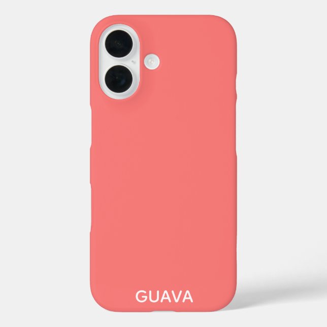 Guava pink colour name Case-Mate iPhone case (Back)