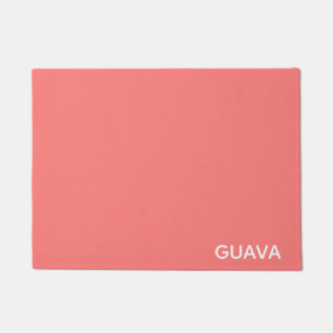 Guava pink colour name doormat