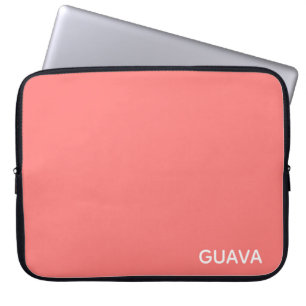 Guava pink colour name laptop sleeve