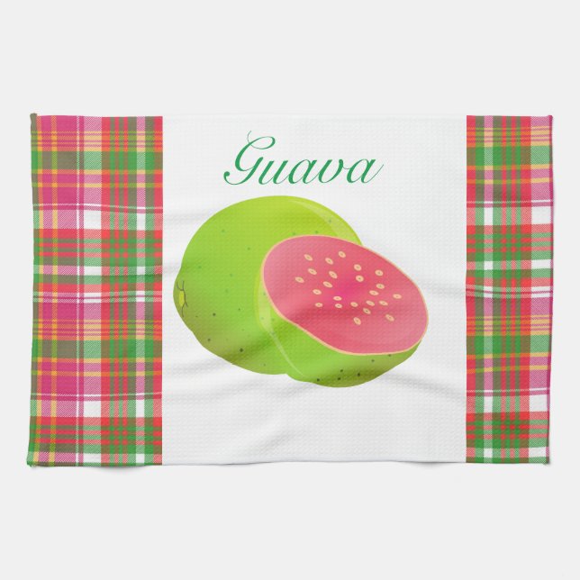 Guava plaid Kitchen Towels (Horizontal)