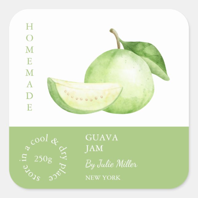 Guava Small Business Label (Front)