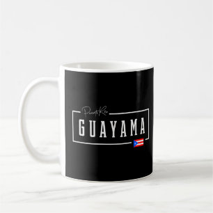 Guayama City State Puerto Rico Boricua Rican Count Coffee Mug