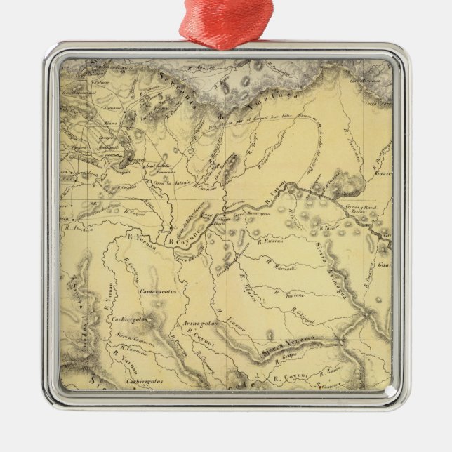 Guayana Metal Tree Decoration (Front)