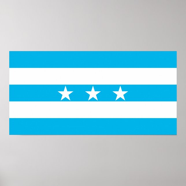 Guayaquil city flag Ecuador symbol Poster (Front)