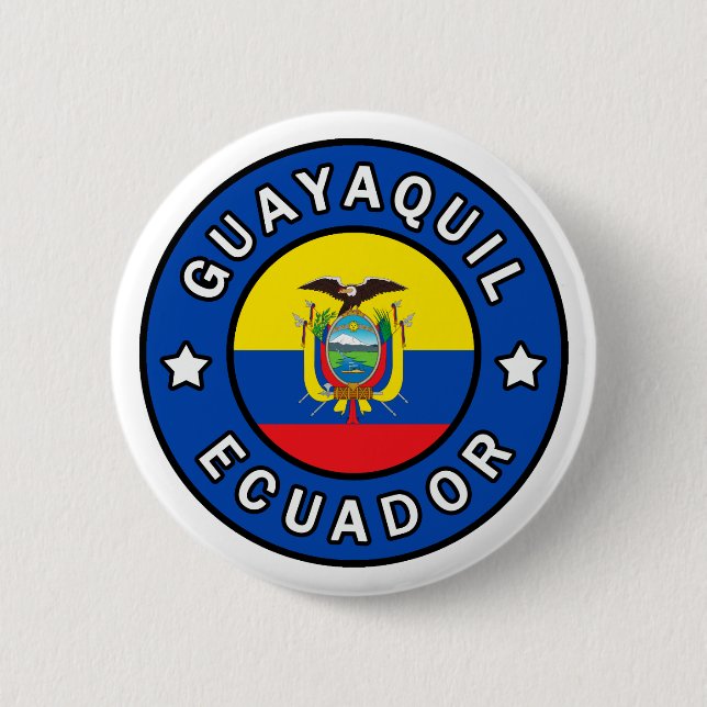 Guayaquil Ecuador 6 Cm Round Badge (Front)