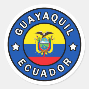 Guayaquil Ecuador Classic Round Sticker