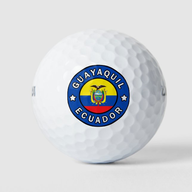 Guayaquil Ecuador Golf Balls (Front)