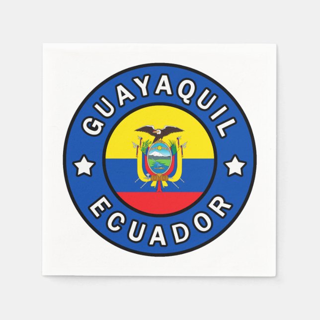 Guayaquil Ecuador Napkin (Front)