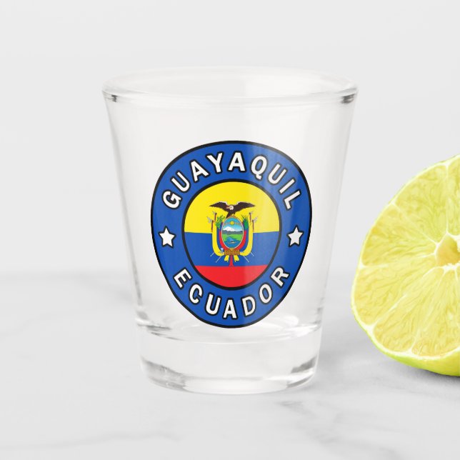 Guayaquil Ecuador Shot Glass (Front)