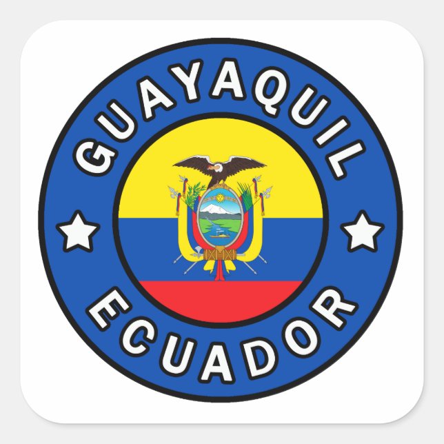Guayaquil Ecuador Square Sticker (Front)