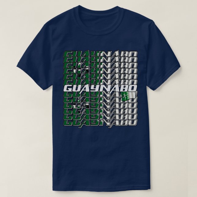 Guaynabo Cascade text 3 T-Shirt (Design Front)