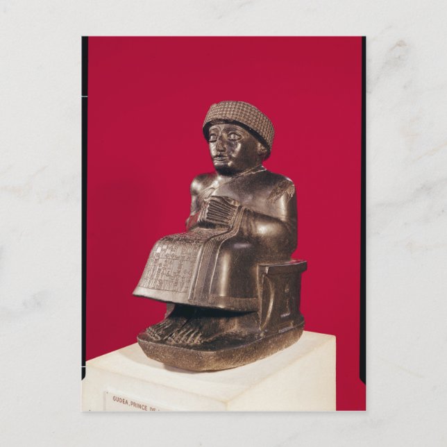 Gudea, Prince of Lagash, dedicated to Postcard (Front)
