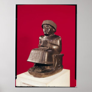 Gudea, Prince of Lagash, dedicated to Poster