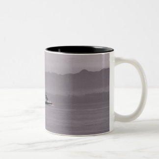 Guemes Island Ferry Two-Tone Coffee Mug