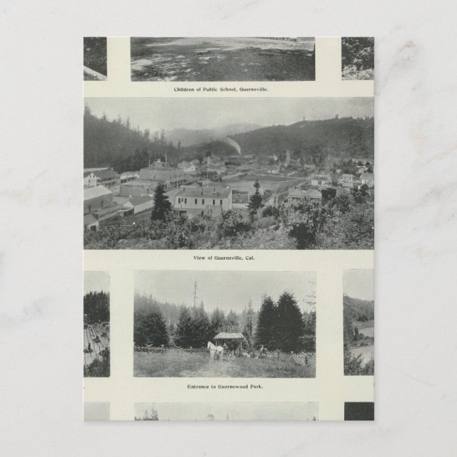 Guerneville, California Postcard (Front)