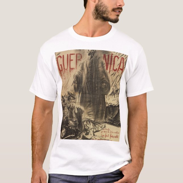 Guernica (1938)_Propaganda Poster T-Shirt (Front)